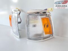 Toyota Hilux LN85 1989-1997 Sinyal Lambası Takım Sağ - Sol Krom Tip