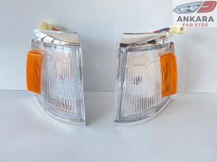 Toyota Hilux LN85 1989-1997 Sinyal Lambası Takım Sağ - Sol Krom Tip
