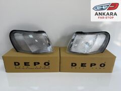 TOYOTA COROLLA AE101 1996 - 1998 SİNYAL LAMBASI ÖN SAĞ - SOL TAKIM (DEPO MARKA)