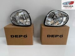 TOYOTA COROLLA 2001-2002 SİNYAL LAMBASI ÖN SAĞ - SOL TAKIM (YUNUS KASA MODEL) (DEPO MARKA)