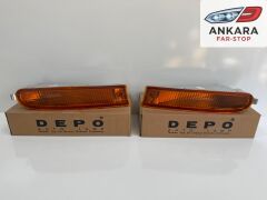 TOYOTA RAV-4 1995 - 1998 ÖN TAMPON SİNYAL LAMBASI SAĞ - SOL TAKIM (DEPO MARKA)