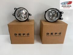 TOYOTA YARİS 2007 - 2012 SİS LAMBASI ÖN SAĞ - SOL TAKIM (DEPO MARKA)