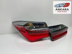 TOYOTA COROLLA 2016 - 2018 STOP LAMBASI SOL İÇ VE DIŞ TAKIM (LEDLİ TİP 2 STOP)