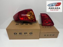 TOYOTA COROLLA 2007 - 2009 STOP LAMBASI SOL İÇ VE DIŞ TAKIM (TOPLAM 2 STOP - DEPO MARKA)