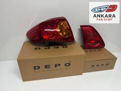 TOYOTA COROLLA 2007 - 2009 STOP LAMBASI SOL İÇ VE DIŞ TAKIM (TOPLAM 2 STOP - DEPO MARKA)