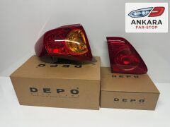 TOYOTA COROLLA 2007 - 2009 STOP LAMBASI SOL İÇ VE DIŞ TAKIM (TOPLAM 2 STOP - DEPO MARKA)