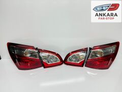 NİSSAN QASHQAİ 2010 - 2013 STOP LAMBASI SAĞ - SOL İÇ VE DIŞ TAKIM (LEDLİ TİP TOPLAM 4 ADET STOP)