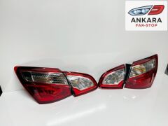 NİSSAN QASHQAİ 2010 - 2013 STOP LAMBASI SAĞ - SOL İÇ VE DIŞ TAKIM (LEDLİ TİP TOPLAM 4 ADET STOP)