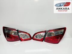 NİSSAN QASHQAİ 2010 - 2013 STOP LAMBASI SAĞ - SOL İÇ VE DIŞ TAKIM (LEDLİ TİP TOPLAM 4 ADET STOP)