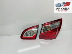 NİSSAN QASHQAİ 2010 - 2013 STOP LAMBASI SAĞ TARAF İÇ VE DIŞ TAKIM (LEDLİ TİP - TOPLAM 2 ADET STOP)