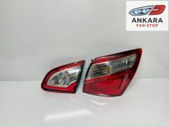 NİSSAN QASHQAİ 2010 - 2013 STOP LAMBASI SAĞ TARAF İÇ VE DIŞ TAKIM (LEDLİ TİP - TOPLAM 2 ADET STOP)