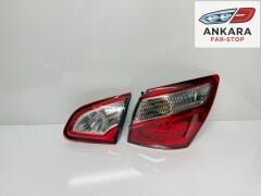 NİSSAN QASHQAİ 2010 - 2013 STOP LAMBASI SAĞ TARAF İÇ VE DIŞ TAKIM (LEDLİ TİP - TOPLAM 2 ADET STOP)