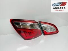 NİSSAN QASHQAİ 2010 - 2013 STOP LAMBASI SOL TARAF İÇ VE DIŞ TAKIM (LEDLİ TİP - TOPLAM 2 ADET STOP)