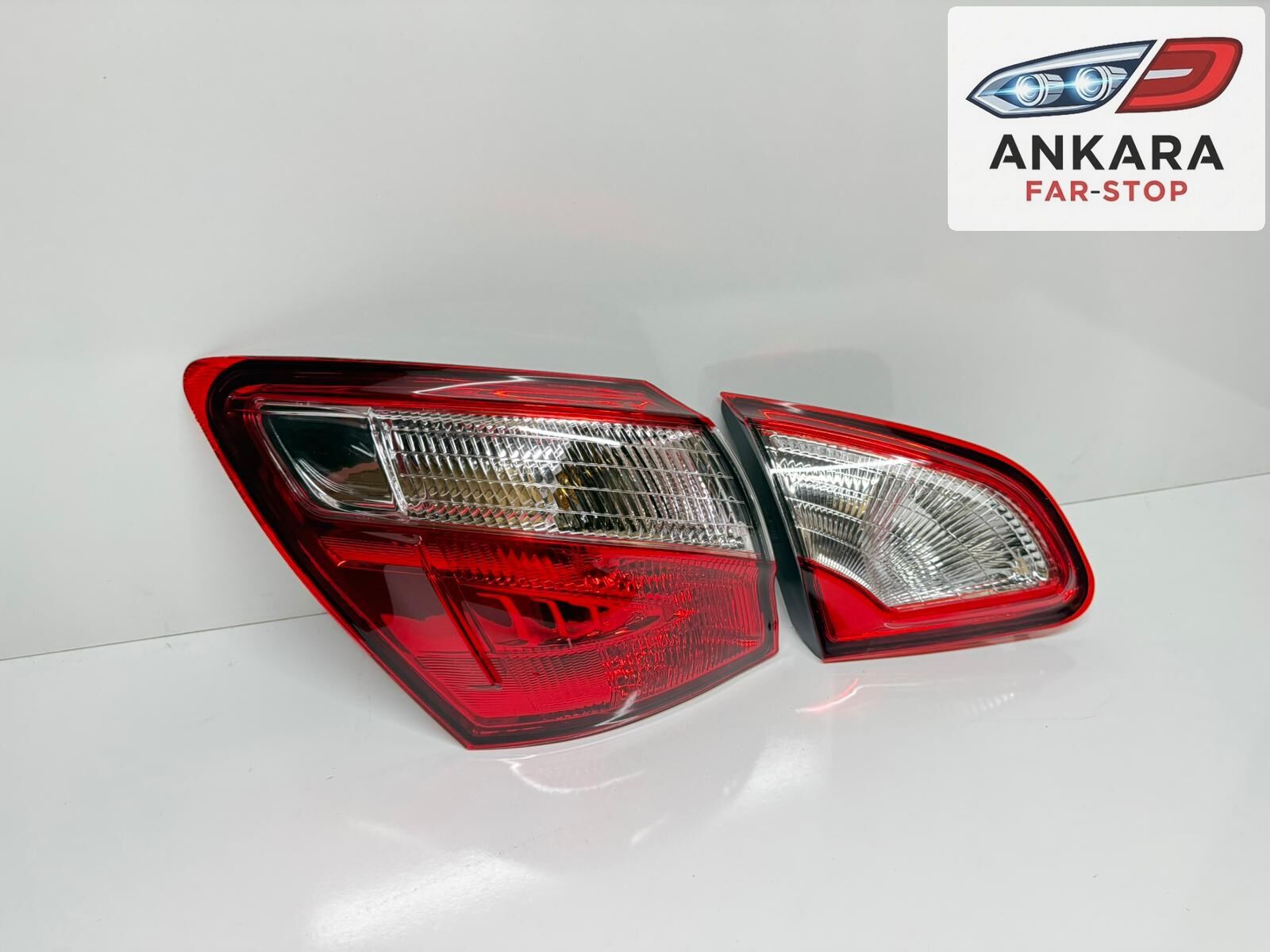 NİSSAN QASHQAİ 2010 - 2013 STOP LAMBASI SOL TARAF İÇ VE DIŞ TAKIM (LEDLİ TİP - TOPLAM 2 ADET STOP)