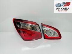 NİSSAN QASHQAİ 2010 - 2013 STOP LAMBASI SOL TARAF İÇ VE DIŞ TAKIM (LEDLİ TİP - TOPLAM 2 ADET STOP)