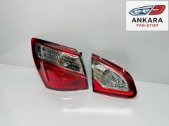 NİSSAN QASHQAİ 2010 - 2013 STOP LAMBASI SOL TARAF İÇ VE DIŞ TAKIM (LEDLİ TİP - TOPLAM 2 ADET STOP)