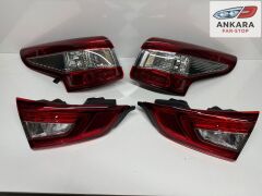 NİSSAN QASHQAİ 2014 - 2016 STOP LAMBASI SAĞ - SOL İÇ VE DIŞ TAKIM (TOPLAM 4 ADET STOP)