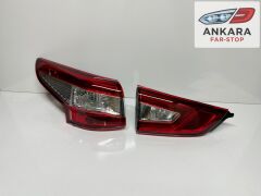 NİSSAN QASHQAİ 2014 - 2016 STOP LAMBASI SOL İÇ VE DIŞ TAKIM (TOPLAM 2 ADET STOP)