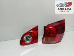 NİSSAN QASHQAİ 2007 - 2010 STOP LAMBASI SAĞ İÇ VE DIŞ TAKIM (TOPLAM 2 ADET STOP)