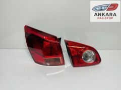 NİSSAN QASHQAİ 2007 - 2010 STOP LAMBASI SOL İÇ VE DIŞ TAKIM (TOPLAM 2 ADET STOP)