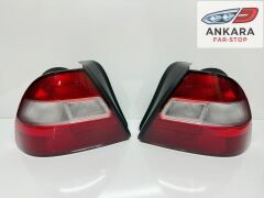 HONDA EURO CİVİC 1996 - 2000 STOP LAMBASI SAĞ - SOL TAKIM (KIRMIZI BEYAZ - TOPLAM 2 ADET STOP)