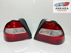 HONDA EURO CİVİC 1996 - 2000 STOP LAMBASI SAĞ - SOL TAKIM (KIRMIZI BEYAZ - TOPLAM 2 ADET STOP)