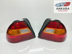 HONDA EURO CİVİC 1996 - 2000 STOP LAMBASI SAĞ - SOL TAKIM (SARI  KIRMIZI TİP - TOPLAM 2 ADET STOP)