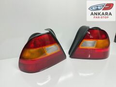 HONDA EURO CİVİC 1996 - 2000 STOP LAMBASI SAĞ - SOL TAKIM (SARI  KIRMIZI TİP - TOPLAM 2 ADET STOP)
