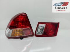 HONDA CİVİC VTEC 2 2004 - 2006 STOP LAMBASI SOL İÇ VE DIŞ TAKIM (TOPLAM 2 ADET STOP)