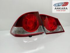 HONDA CİVİC FD6 2007 - 2009 STOP LAMBASI SOL İÇ VE DIŞ TAKIM (TOPLAM 2 ADET STOP)