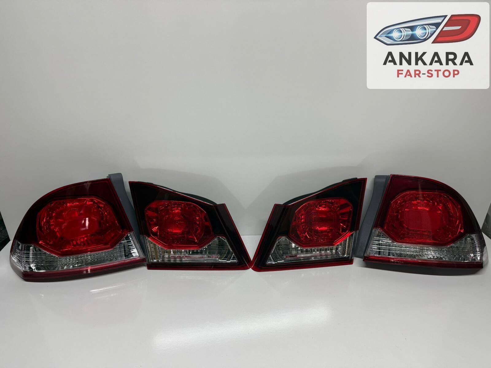 HONDA CİVİC FD6 2009 - 2012 STOP LAMBASI SAĞ - SOL İÇ VE DIŞ TAKIM (TOPLAM 4 ADET STOP)
