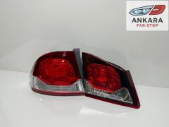 HONDA CİVİC FD6 2009 - 2012 STOP LAMBASI SOL İÇ VE DIŞ TAKIM (TOPLAM 2 ADET STOP)
