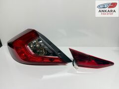 HONDA CİVİC FC5 2016 - 2021 STOP LAMBASI SOL İÇ VE DIŞ TAKIM (TOPLAM 2 ADET STOP)