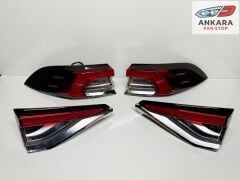 TOYOTA COROLLA 2019-2025 STOP LAMBASI SAĞ - SOL İÇ VE DIŞ TAKIM (TOPLAM 4 STOP - LEDLİ TİP)