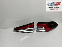 TOYOTA COROLLA 2019-2025 STOP LAMBASI SAĞ İÇ VE DIŞ TAKIM (TOPLAM 2 STOP - LEDLİ TİP)