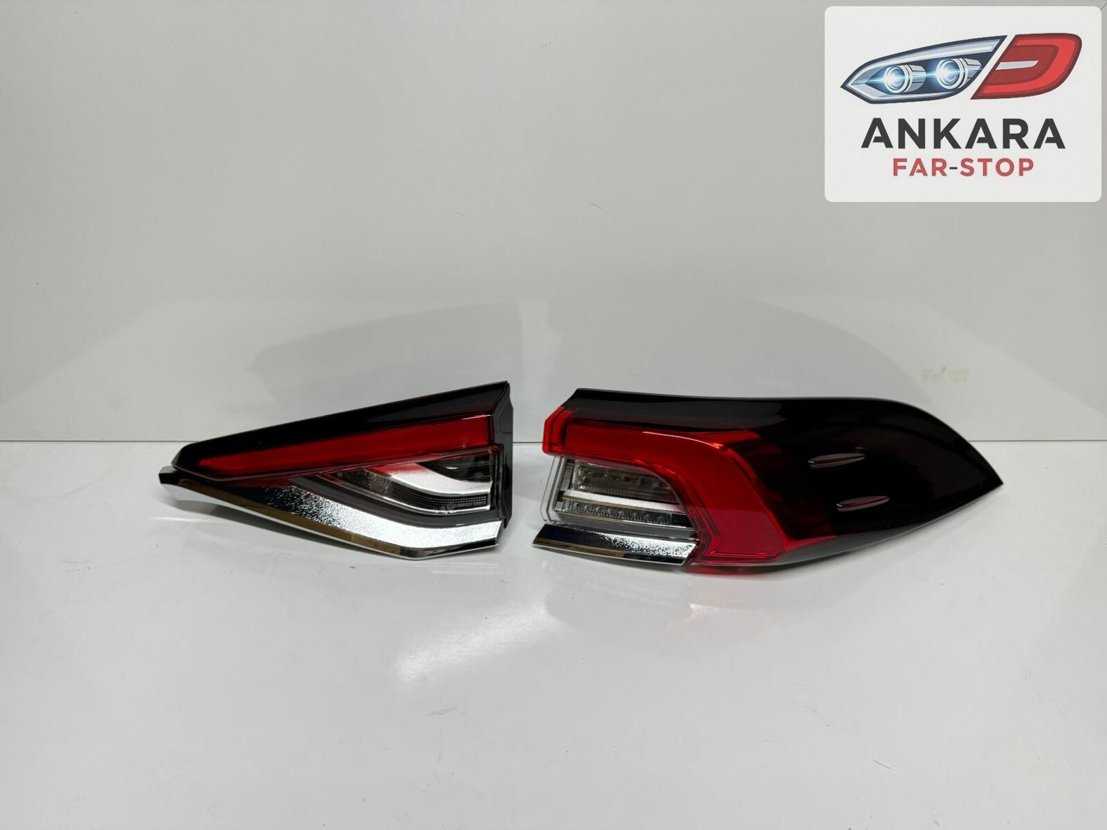 TOYOTA COROLLA 2019-2025 STOP LAMBASI SAĞ İÇ VE DIŞ TAKIM (TOPLAM 2 STOP - LEDLİ TİP)