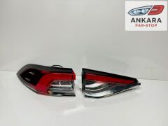 TOYOTA COROLLA 2019-2025 STOP LAMBASI SOL İÇ VE DIŞ TAKIM (TOPLAM 2 STOP - LEDLİ TİP)