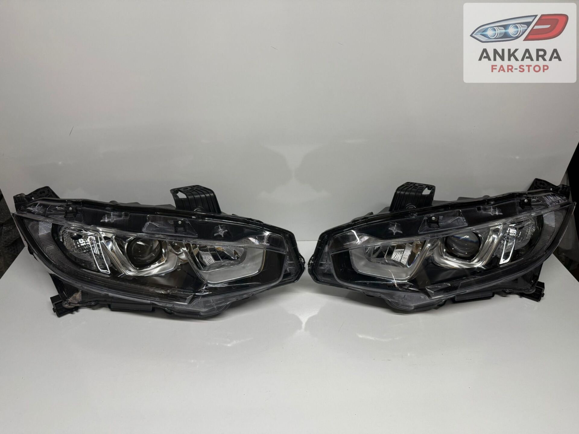 HONDA CİVİC FC5 2016 - 2021 ÖN FAR LAMBASI SAĞ - SOL TAKIM LEDSİZ TİP (TOPLAM 2 FAR)