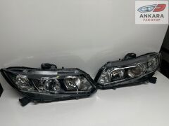 HONDA CİVİC FB7 2012 - 2015 ÖN FAR LAMBASI SAĞ - SOL TAKIM ZENON TİP (XENON TİP - 2 FAR)
