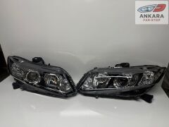 HONDA CİVİC FB7 2012 - 2015 ÖN FAR LAMBASI SAĞ - SOL TAKIM ZENONSUZ TİP (XENONSUZ TİP - 2 FAR)