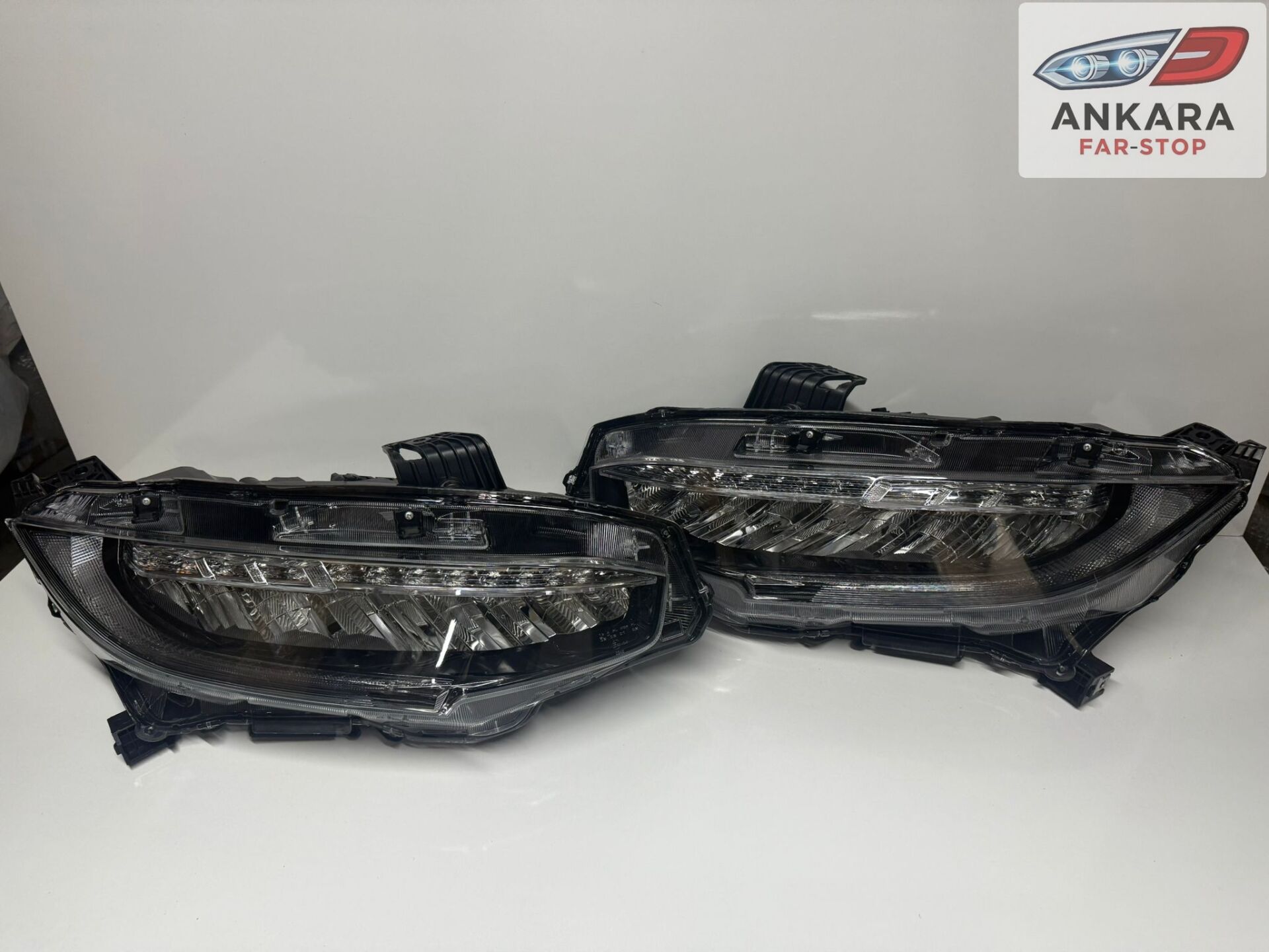 HONDA CİVİC FC5 2016 - 2021 ÖN FAR LAMBASI SAĞ - SOL TAKIM LEDLİ TİP (TOPLAM 2 FAR - LEDLİ TİP)