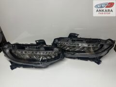 HONDA CİVİC FC5 2016 - 2021 ÖN FAR LAMBASI SAĞ - SOL TAKIM LEDLİ TİP (TOPLAM 2 FAR - LEDLİ TİP)