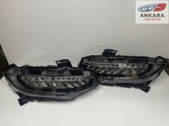 HONDA CİVİC FC5 2016 - 2021 ÖN FAR LAMBASI SAĞ - SOL TAKIM LEDLİ TİP (TOPLAM 2 FAR - LEDLİ TİP)