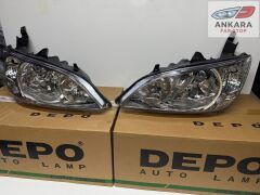 HONDA CİVİC VTEC 2 2004-2006 ÖN FAR LAMBASI SAĞ-SOL TAKIM SEDAN (VTEC 2 MAKYAJLI KASA-2 FAR-DEPO)