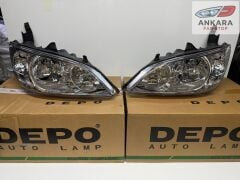 HONDA CİVİC VTEC 2 2004-2006 ÖN FAR LAMBASI SAĞ-SOL TAKIM SEDAN (VTEC 2 MAKYAJLI KASA-2 FAR-DEPO)