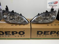 HONDA CİVİC VTEC 2 2004-2006 ÖN FAR LAMBASI SAĞ-SOL TAKIM SEDAN (VTEC 2 MAKYAJLI KASA-2 FAR-DEPO)