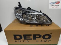 HONDA CİVİC VTEC 2 2004-2006 ÖN FAR LAMBASI SAĞ SEDAN (VTEC 2 MAKYAJLI KASA-SAĞ FAR-DEPO)