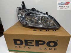 HONDA CİVİC VTEC 2 2004-2006 ÖN FAR LAMBASI SAĞ SEDAN (VTEC 2 MAKYAJLI KASA-SAĞ FAR-DEPO)