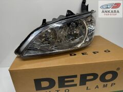 HONDA CİVİC VTEC 2 2004-2006 ÖN FAR LAMBASI SOL SEDAN (VTEC 2 MAKYAJLI KASA-SOL FAR-DEPO)