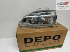 HONDA CİVİC EG KASA SEDAN 1992 - 1995 ÖN FAR LAMBASI SOL SEDAN (EG KASA SEDAN - SOL - DEPO MARKA)